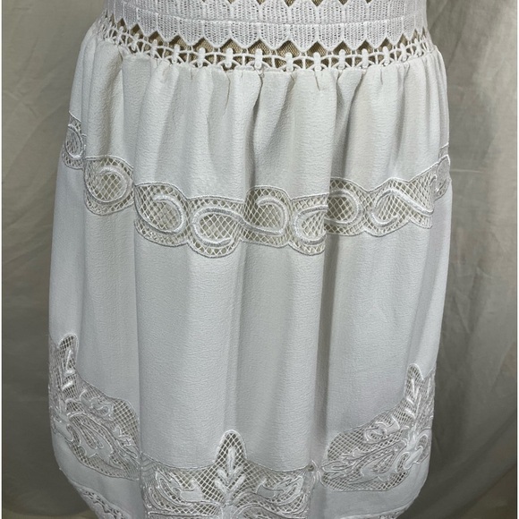 NWT Pixie Market Ark & Co sienna white lace dress M - Picture 7 of 16